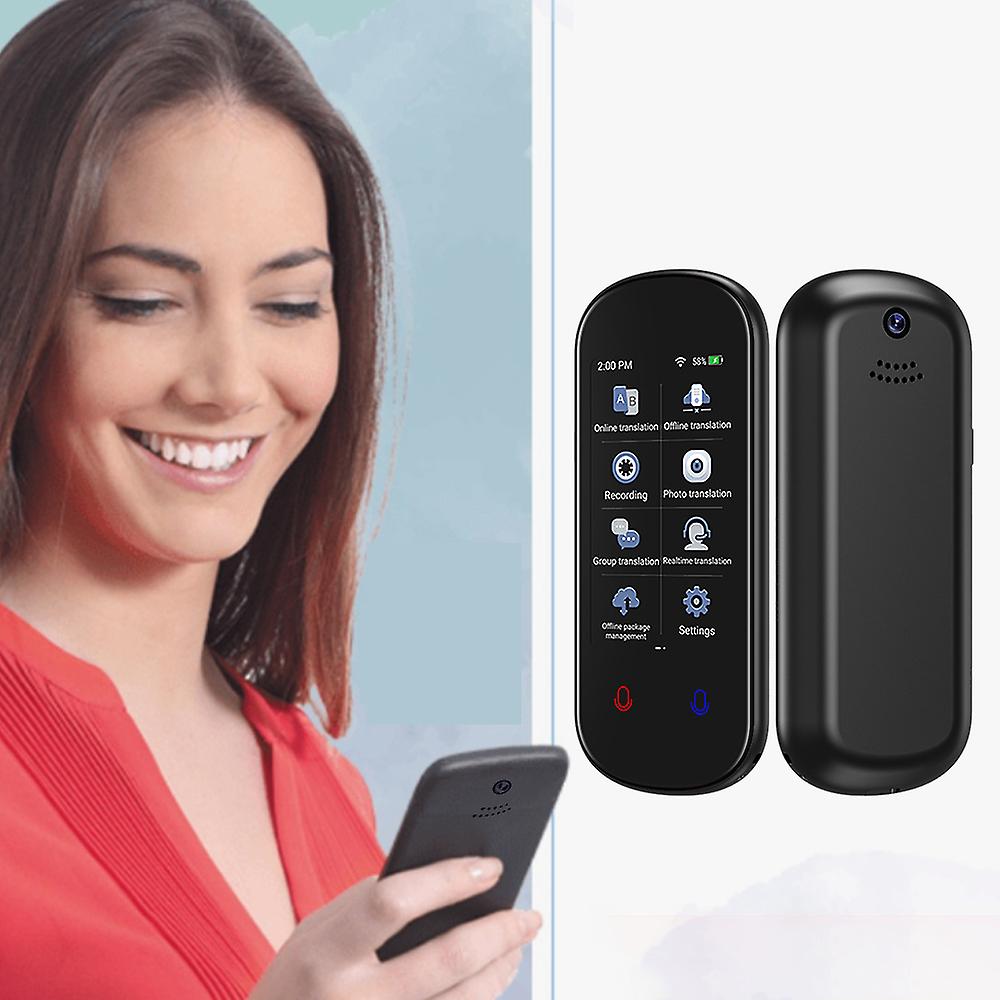 Mini Handheld Wireless Voice Translator Durable Two-way Real-Time Translator for Trip Business