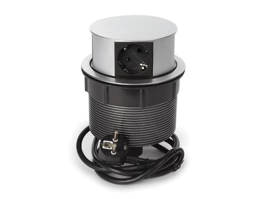 4-Way Pop-Up Desktop Socket - Schuko