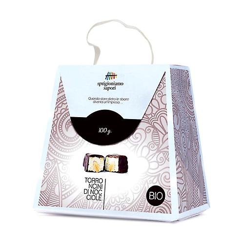 Hazelnut Torroncini Covered with Dark Milk Chocolate 100 g
