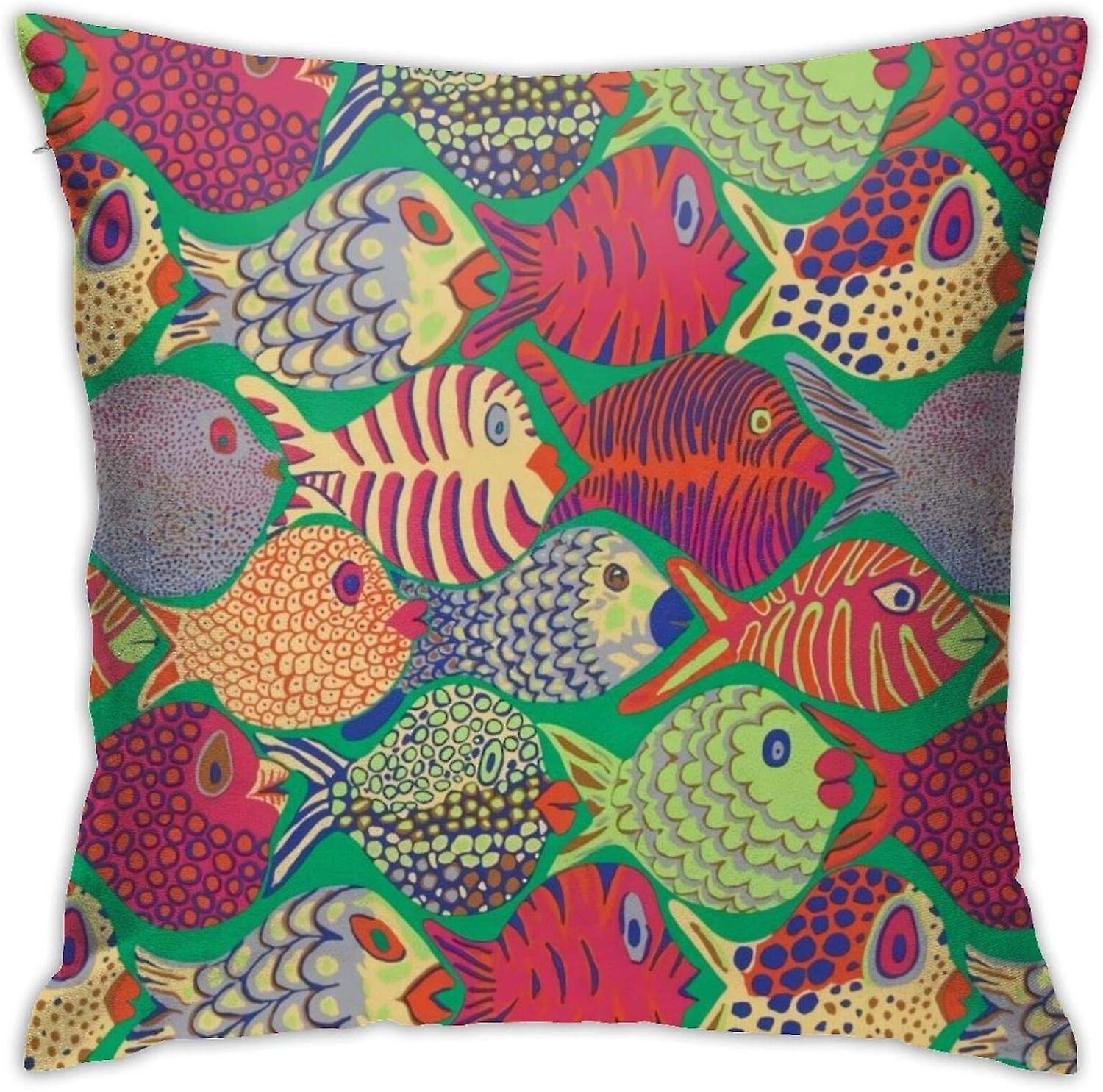 Kaffe Fassettフィッシュスロー枕カバー装飾クッションケースホームスクエア枕カバー装飾ソファソファデコAA-6251