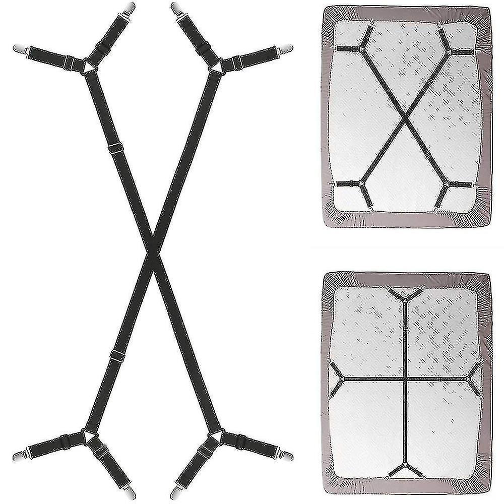 Bed Linen Fastener Adjustable Heavy Bed Number (black)