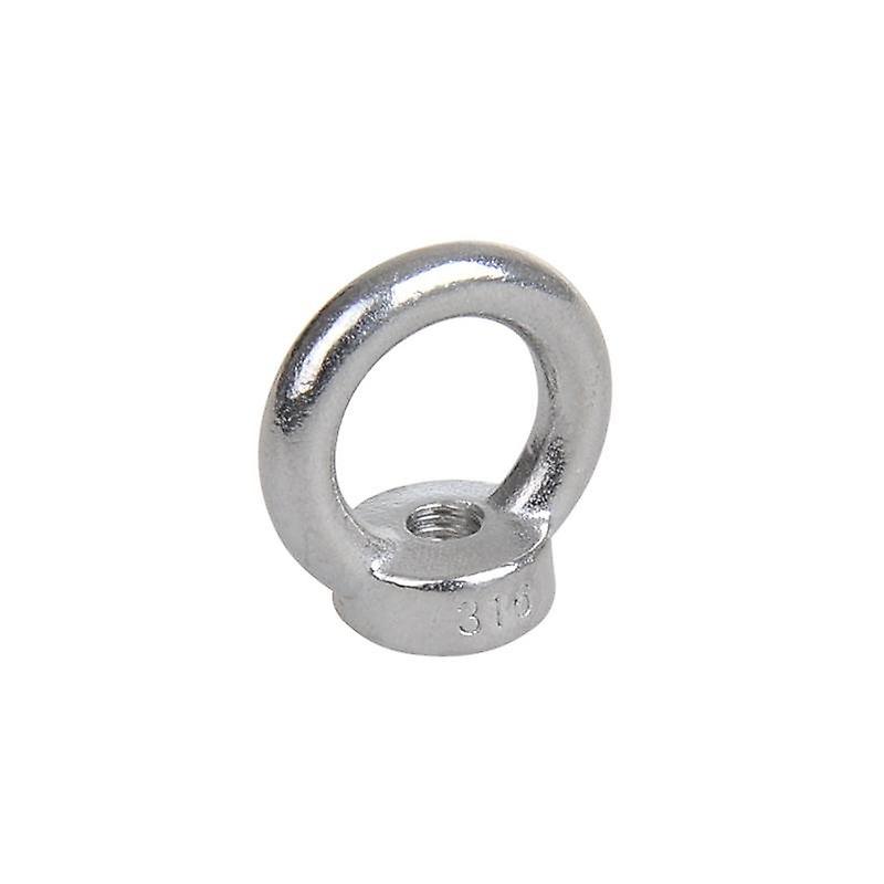 Ringmutter M6. A4 RVS AISI 316