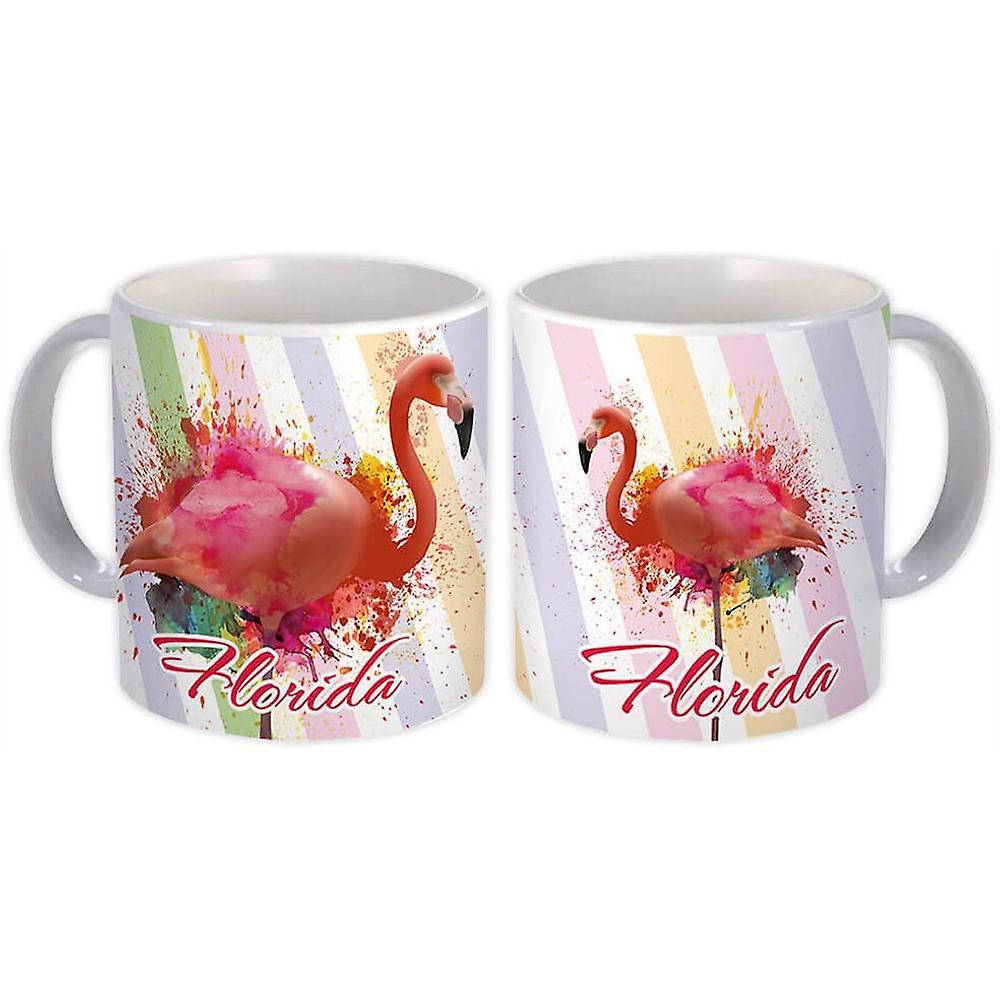 Geschenkbecher: Flamingo Florida