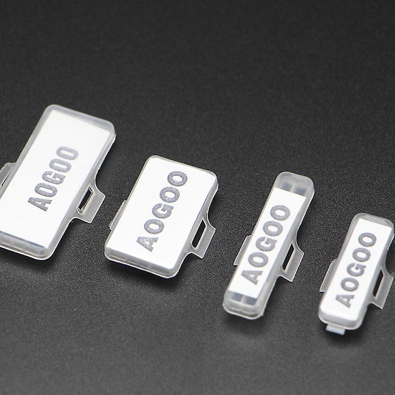 New 100pcs Environmental Cable Marker Fireproof Plastic Waterproof Transparent Cable Tie White