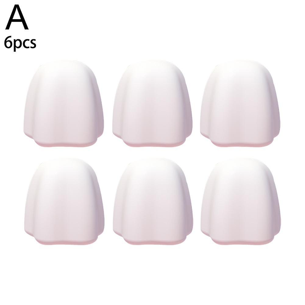 Dust Proof Toothpaste Cap Silicone Self-Closing Toothpaste Tube Squeezer 6pcs
