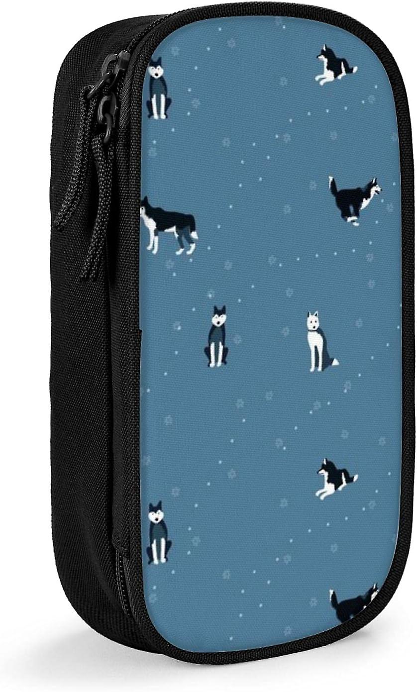 Happy Huskies Blågrönt Pennfodral SAOE001380