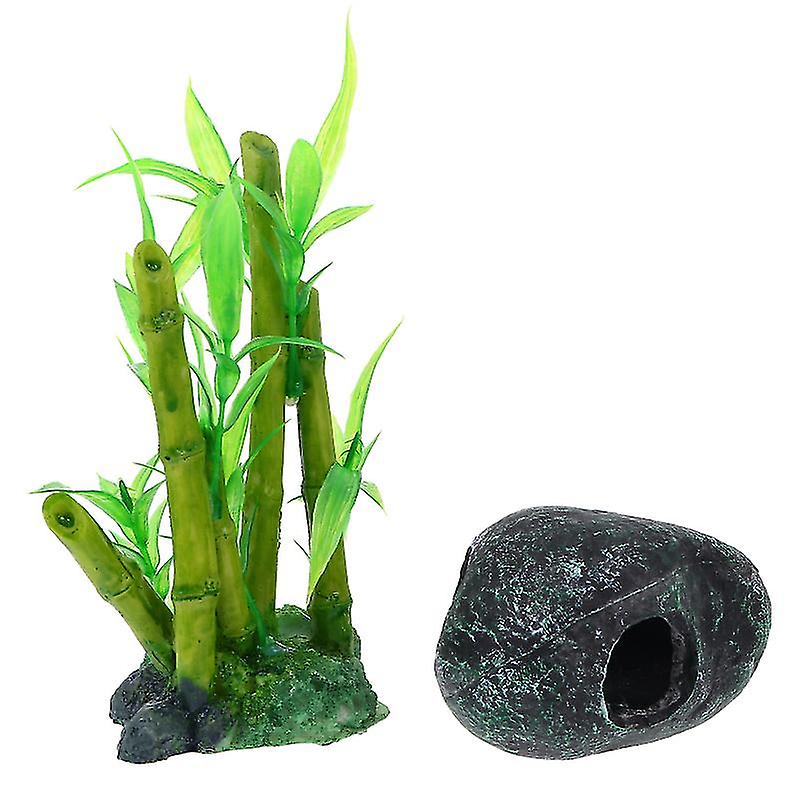 1set Aquarium Stone Cave