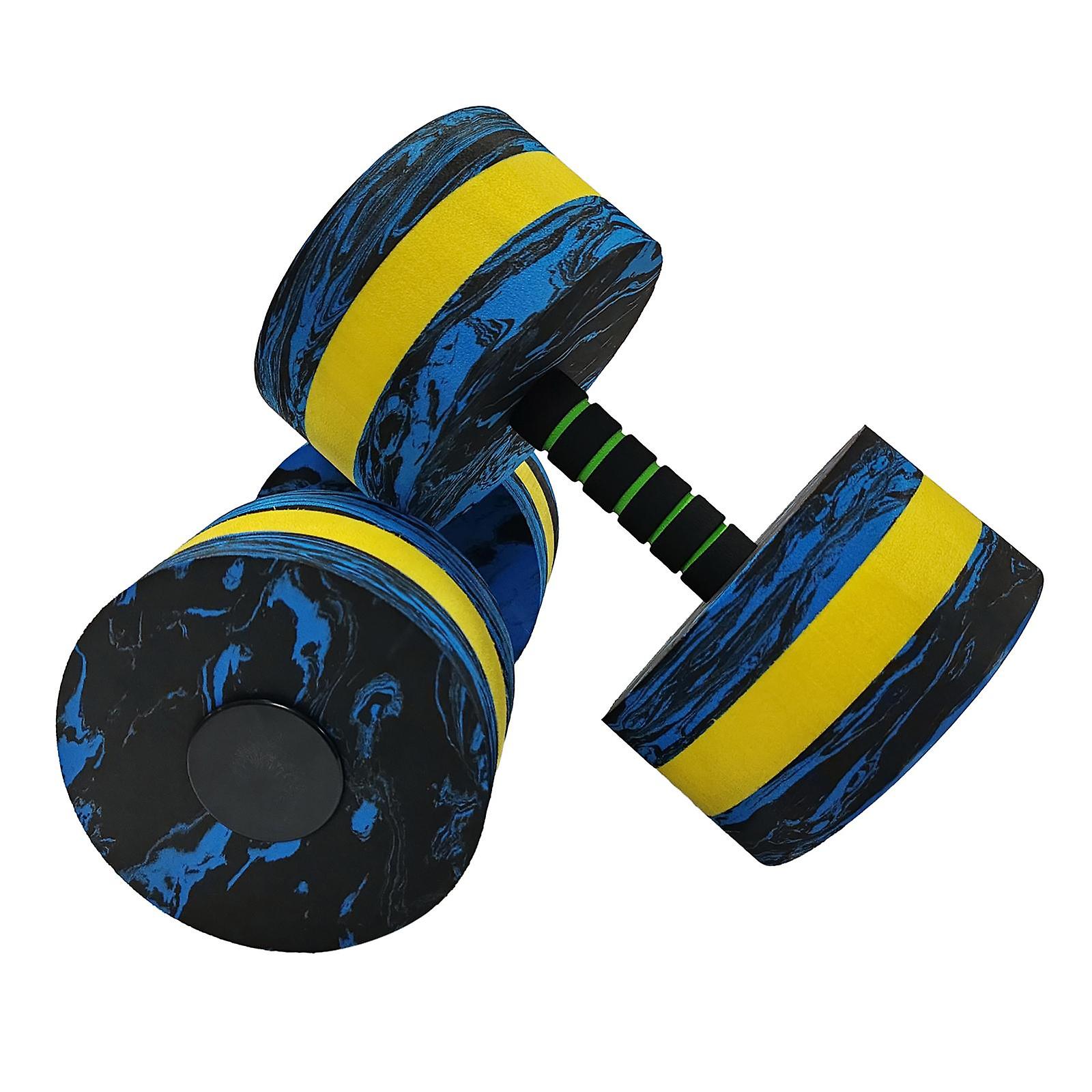 2 Pieces Aquatic Dumbbells Pool Dumbbells for Indoor Water Aerobics