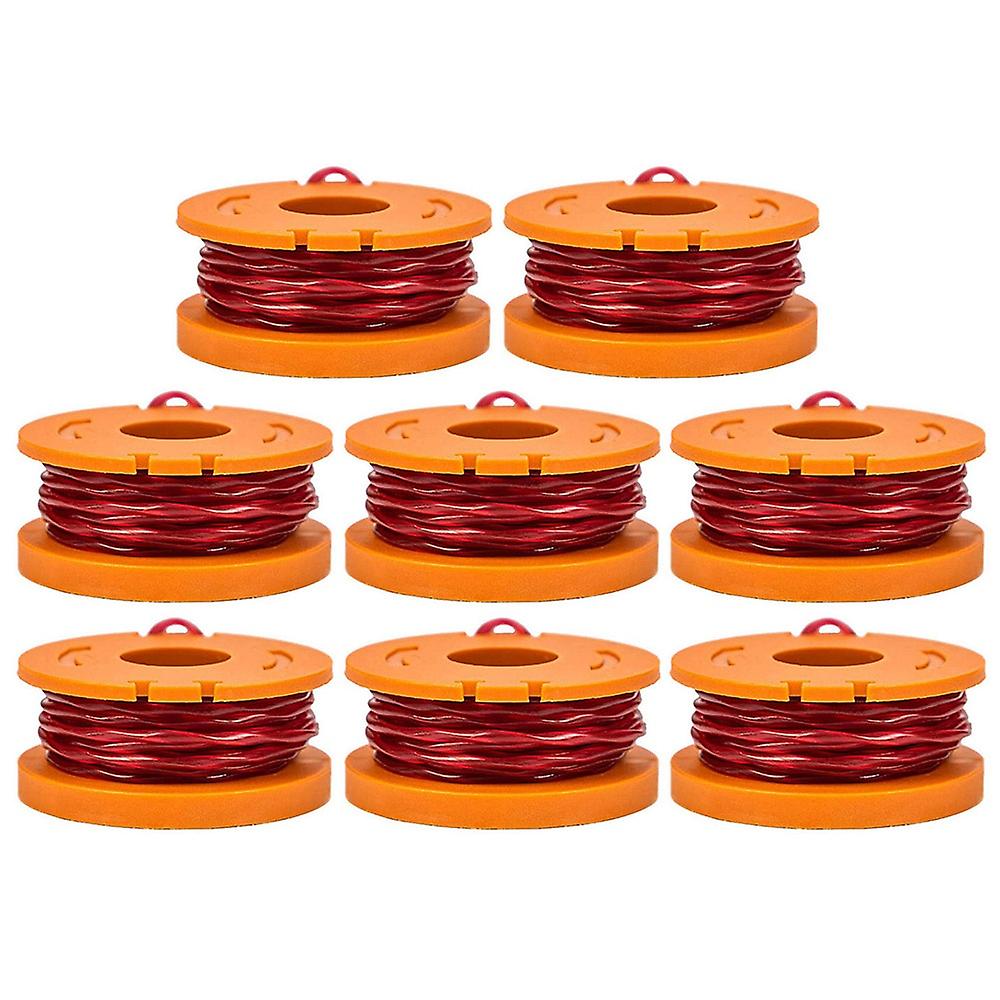 8Pcs / Pack 1.65mm Diameter Nylon Wire Spools for Worx Lawn Mower Accessories, WA0010