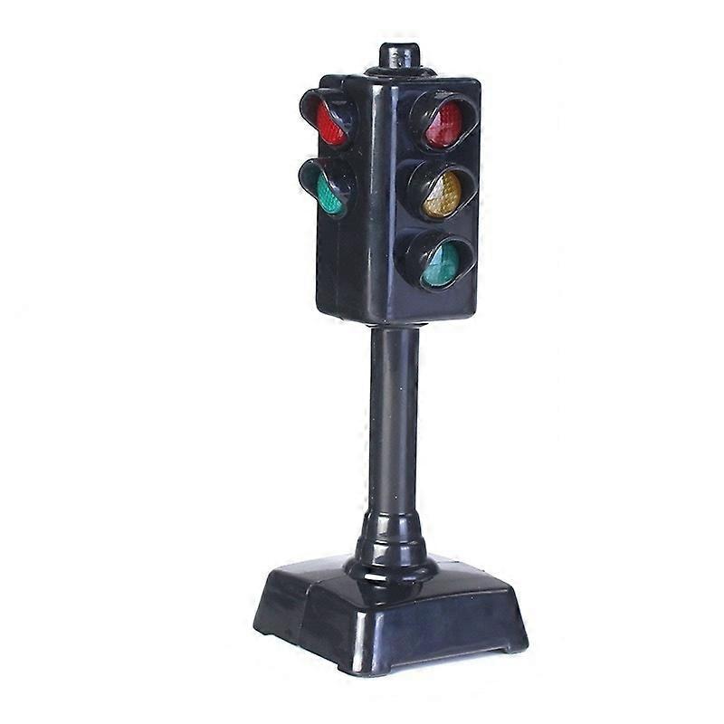 Mini Traffic Signs Road Light Block With Sound Led Children