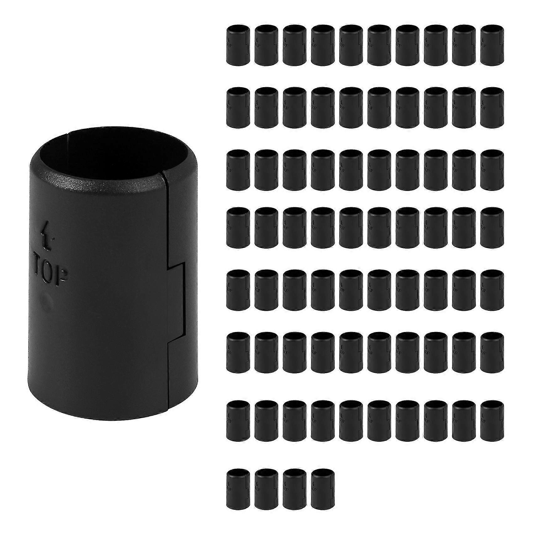 74-packs Wire Shelf Clips Wire Shelving Shelf Lock Clips pour 1 pouce Post-Shelving Sleeves Replacem