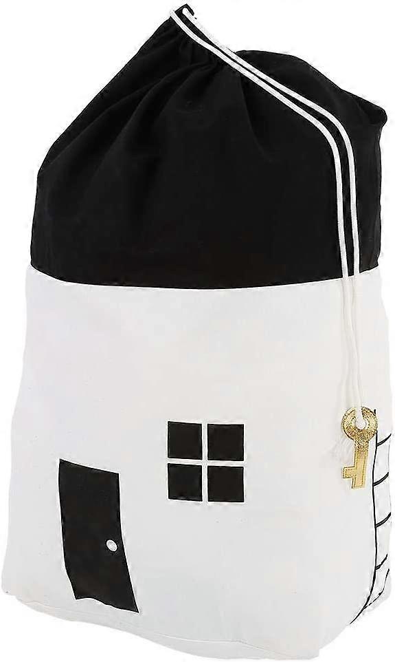 Portable Toys Bag, Massive Capacity Toy Storage Bag, for Boys Girls(White)