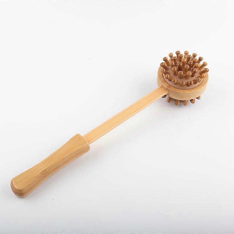 Bamboo Oversize Curved Back Scratcher - Large 104 Wooden Points Provide Instant Itch Relief, Curved Handle & Air Cushion, Extendable Back Massage for