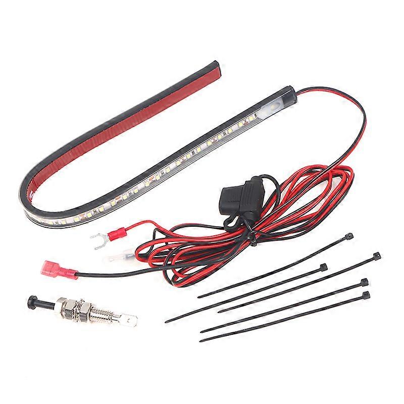 White Under Hood LED Light Kit With Automatic on/off -Universal Fits any Vehic Car LED Lights Automatic Switch Ties Strips