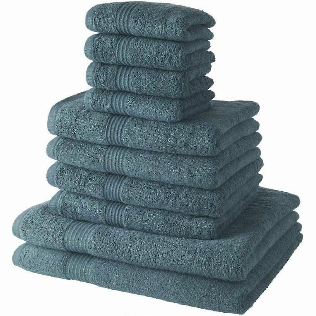 Set of towels TODAY 10 pieces turquoise