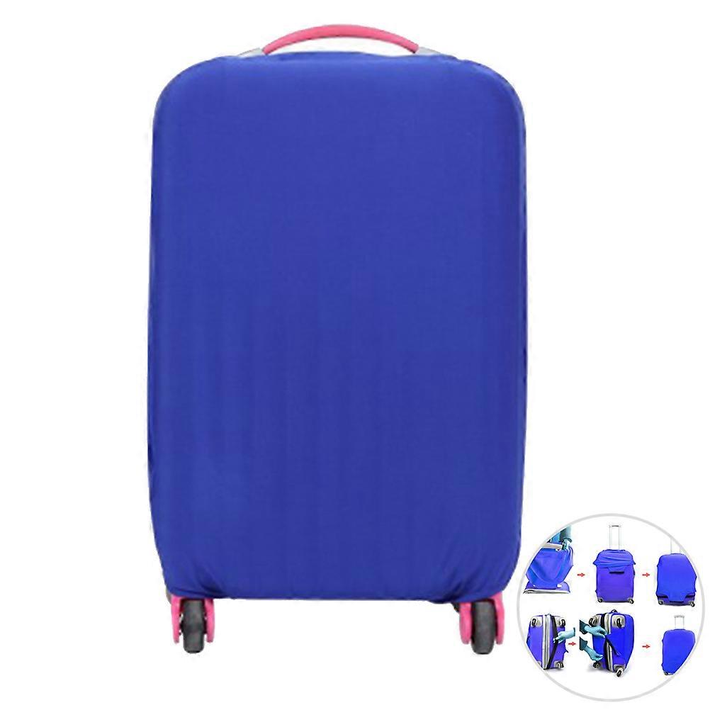 Elastic Travel Luggage Cover Mala Trolley Case Protetor Protetor à Prova de Poeira para 22-24 Polegadas (Azul)