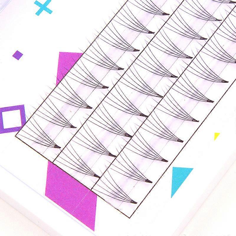 0.07 C Black Individual Natural Long False Eye Lashes 5d  Mink Eyelashes Extension