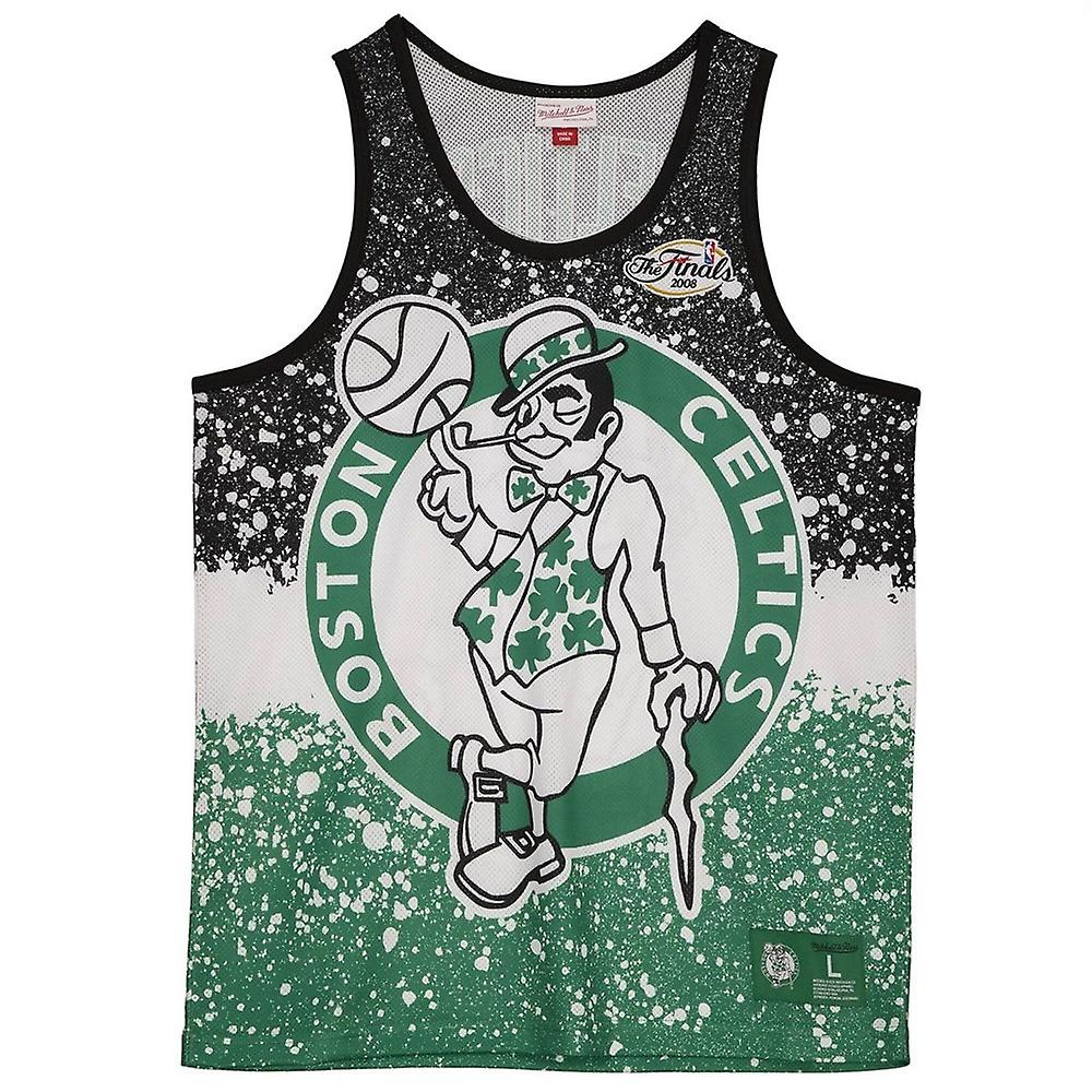 Mitchell & Ness Nba Boston Celtics Tank Top MSTKAJ19070BCEKYGN basketball all year men t-shirt