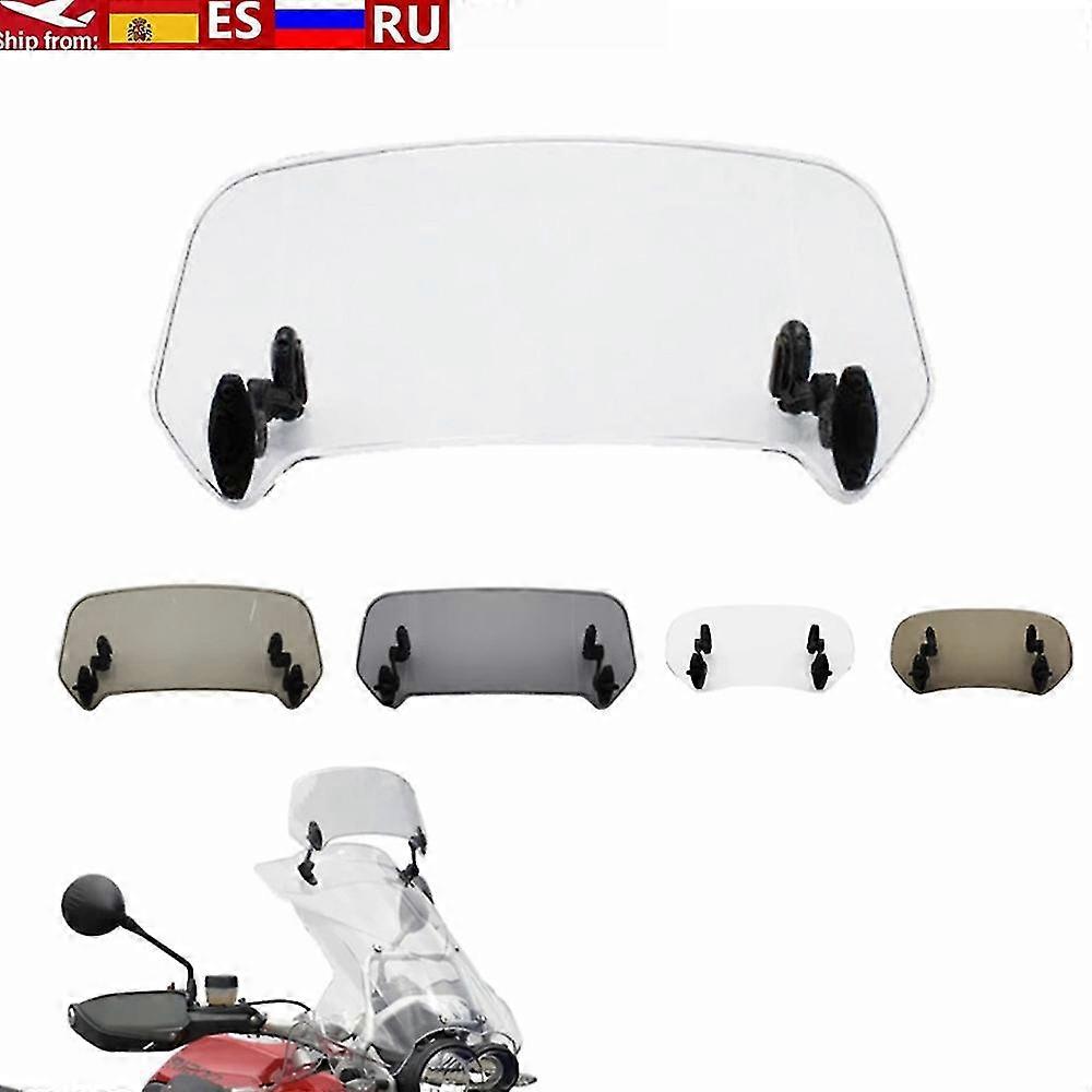 Exquisite Universal Adjustable Windscreen Windshield Extension Spoiler Wind Deflector Motorcycle Accessories