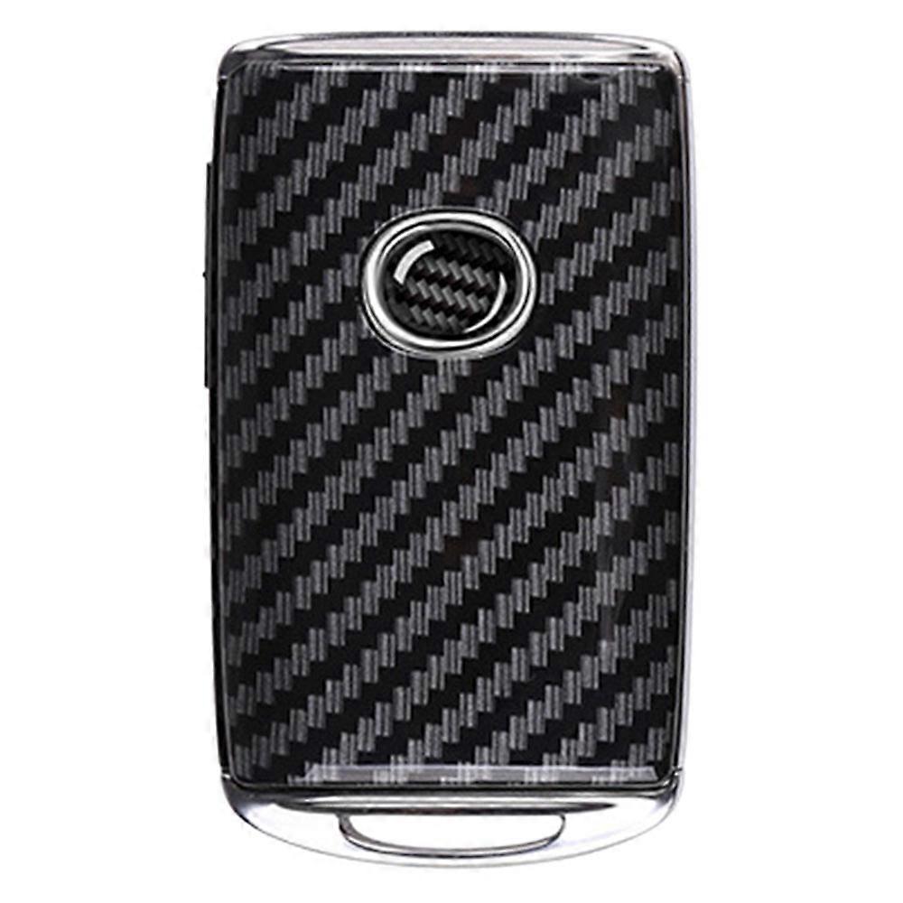 Car Replacement Key Case Key Shell Key Protective Case for Mazda CX-30 3 CX-5 CX-8 CX-9 2019-2021 Carbon Fiber