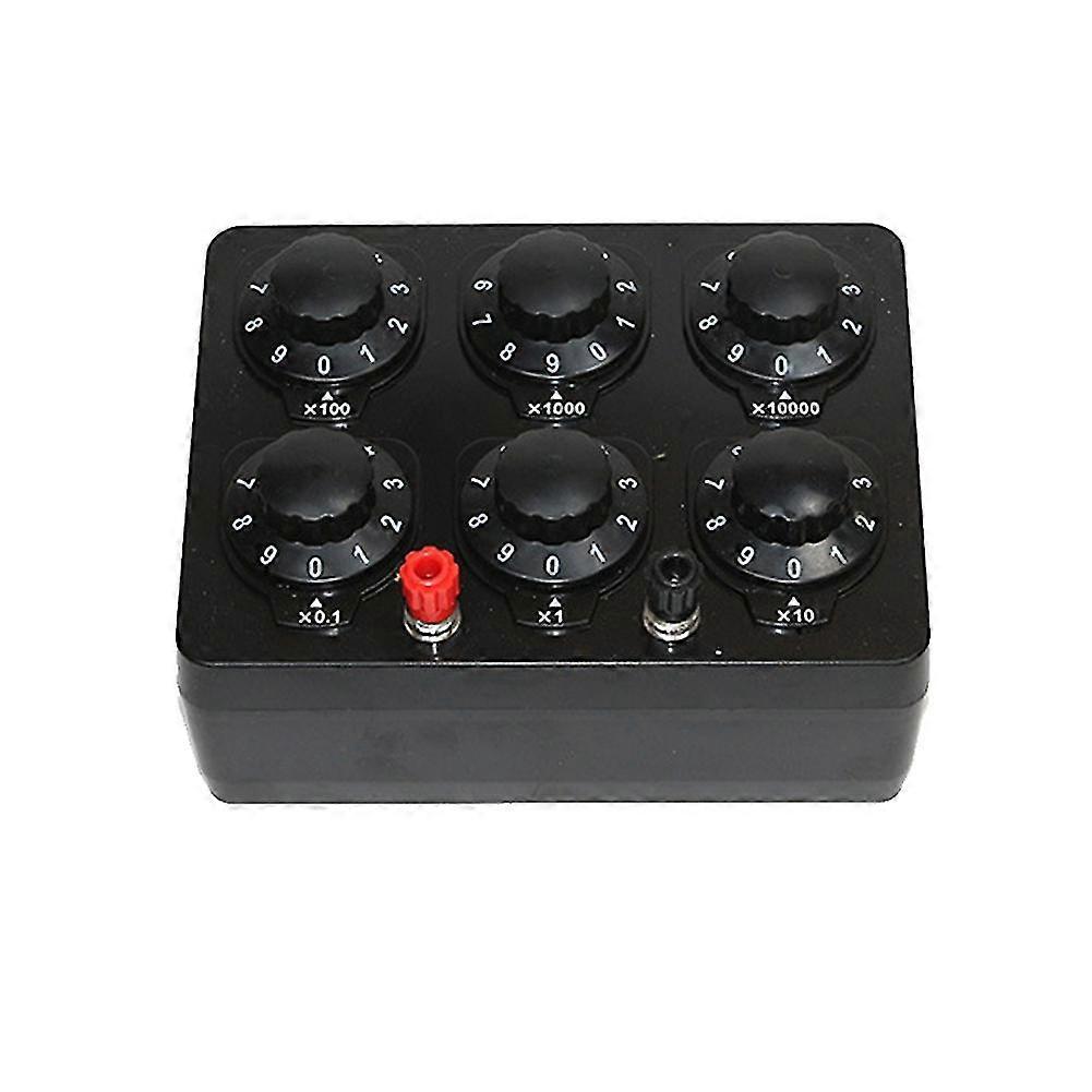 0-99999.9 Ohm Simple Resistance Box Precision Variable Decade Resistor Teaching Instrument Teaching