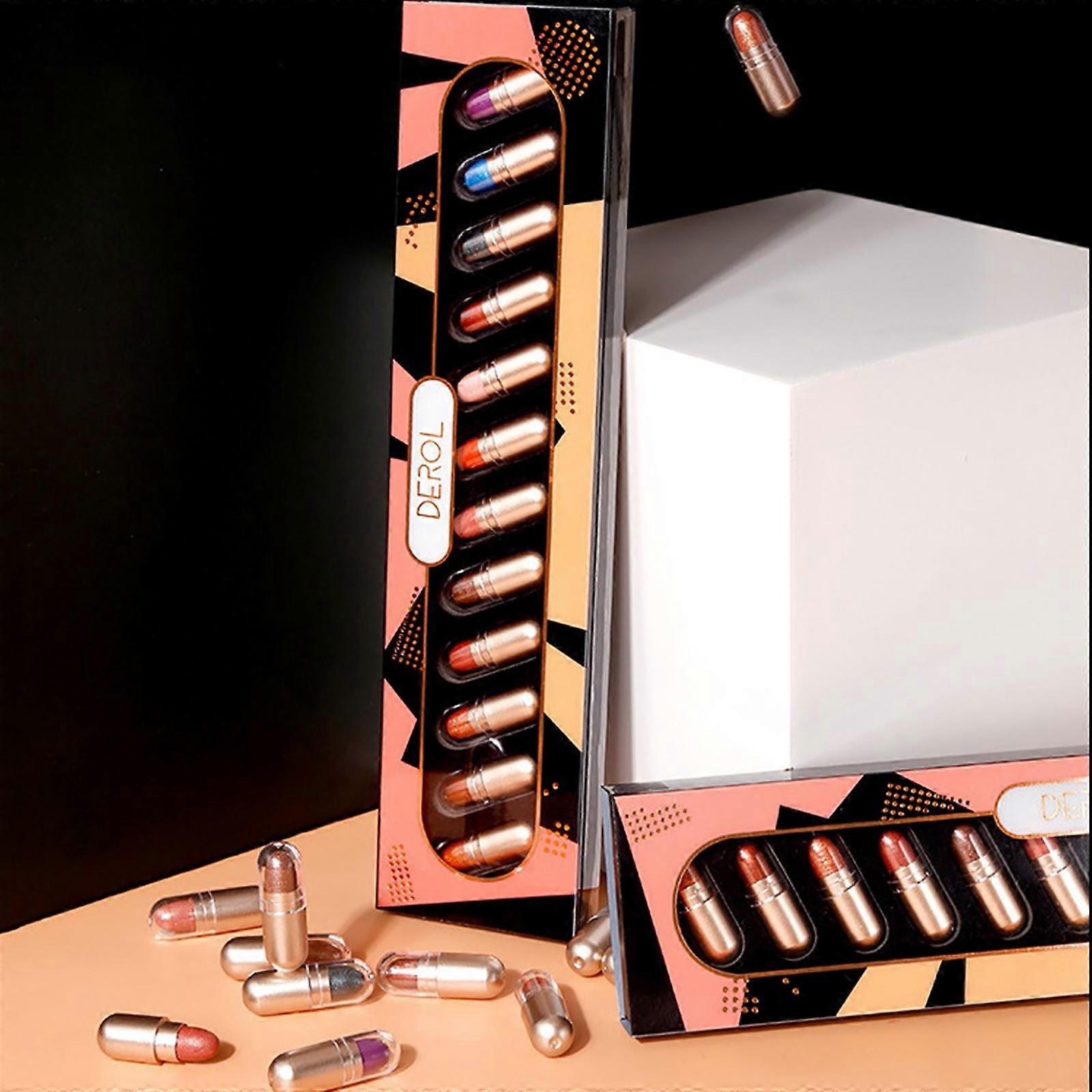 Capsule Eye Shadow Easy-to-Color Mashed Potatoes 12-Color Eyeshadow Makeup