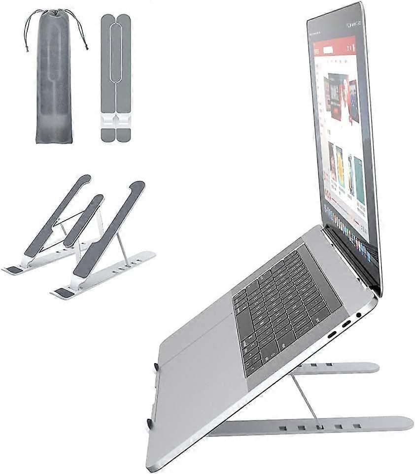 Support Ordinateur Portable, Support PC Portable 6 Niveaux Rglables, Ergonomique Lger Compatible avec Acer Apple MacBook Air Pro Lenovo et Autre Lapt