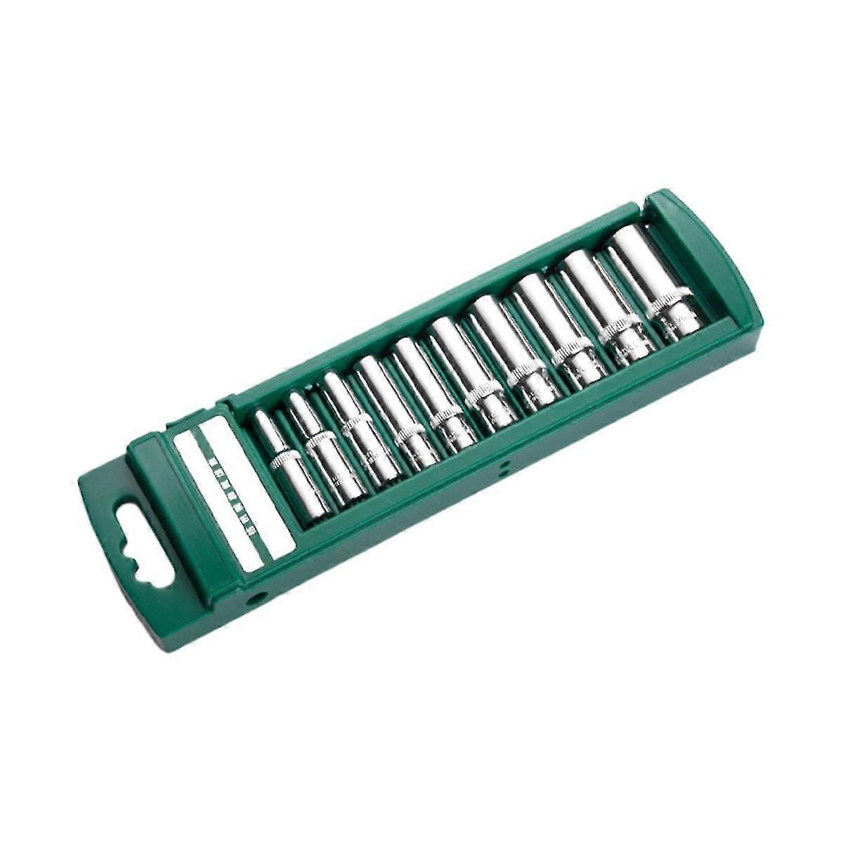 10 Pieces Of 1/4inch External Socket With Long Hexagonal Socket Head And Combined Ratchet Wrench To