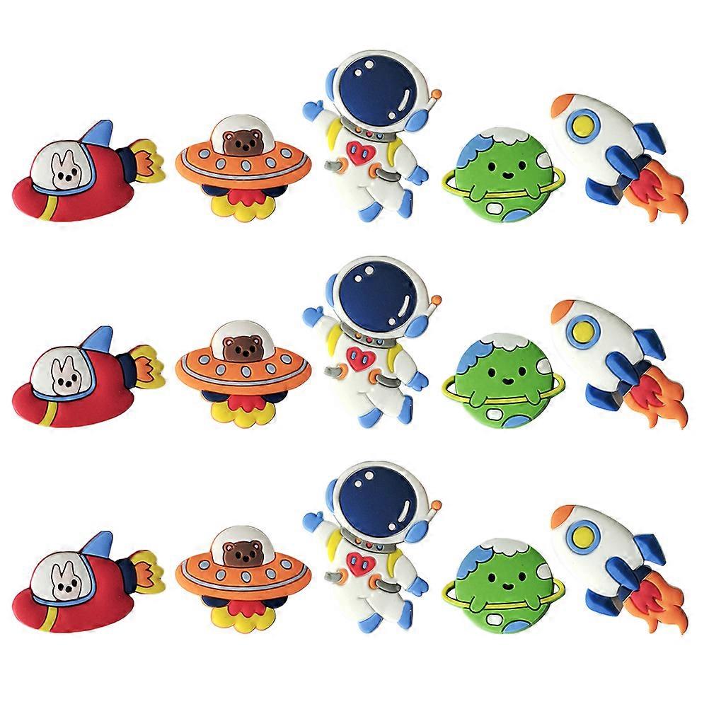 15 Pcs Creative Cake Adornment Outer Space Cake Decor Children Presents