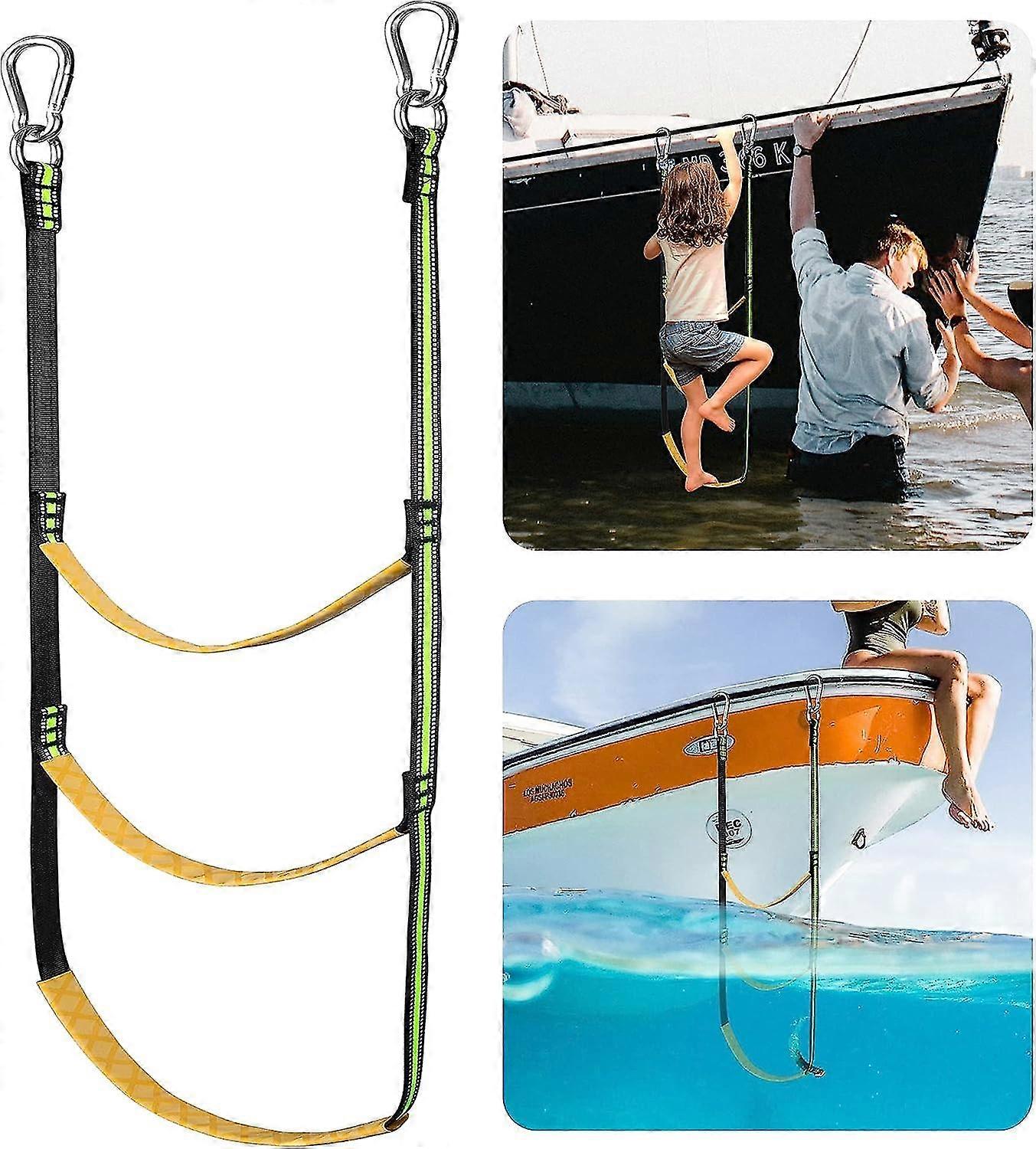 Boot Strickleiter, Tragbare Boot Strickleiter Verlängerung Angel Strickleiter für Schlauchboot, Kajak (65% Rabatt)_EP28