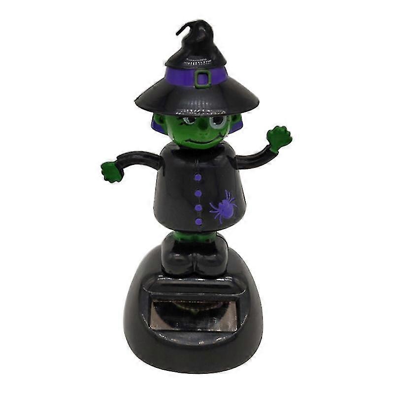 Ornamente auto Halloween Scuturat Cap Doll Scheletul Solar Powered Bobble Dancer