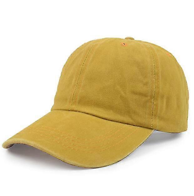 Peaked Cap Solid Color Denim Sun Hat