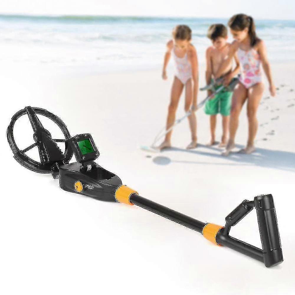 2024 Children"s Lightweight Handheld Metal Detector, Adjustable Sensitivity And Volume Gold Digger, Audio Lcd Detection Treasure Hunter With Waterproo