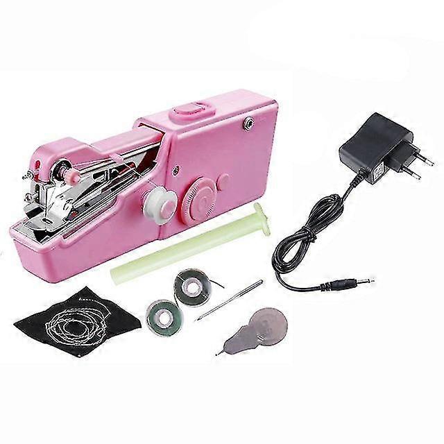 迷你缝纫机 便携式手持手动 小型缝纫机 家用针线活 无线手工工具 配件