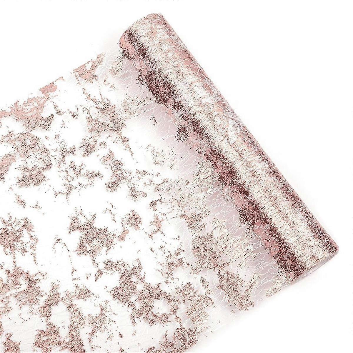 Table Runner Glitter Metallic Thin Mesh Table Runner Sparkly Table Decorations for Wedding, Bridal