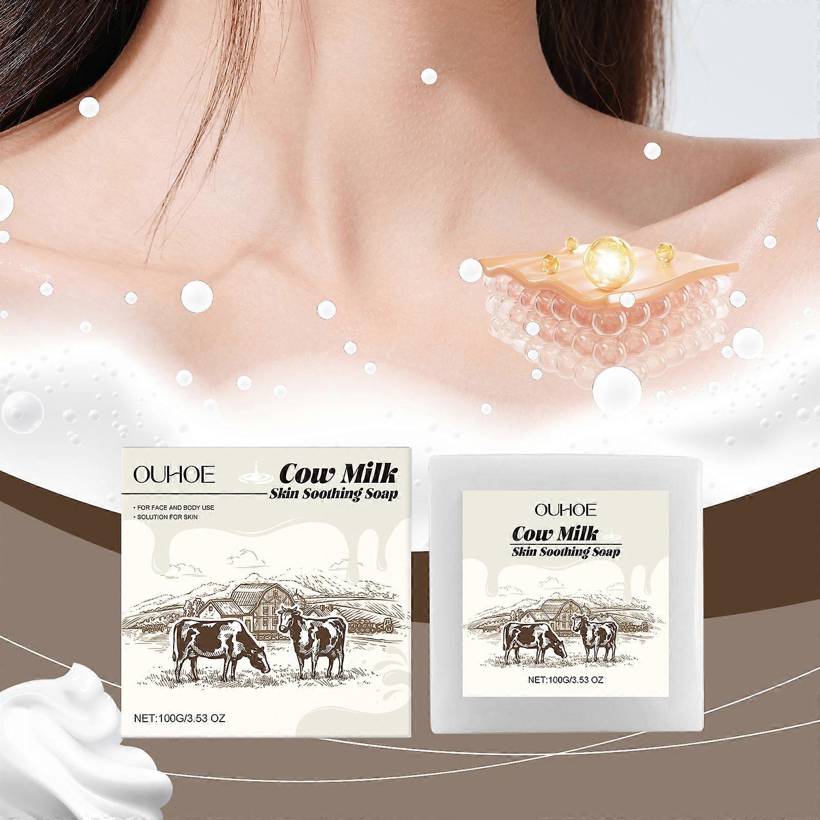 Natural cow milk soap, handmade cow milk soap, cow milk soap for sensitive skin, moisturizing facial soap and body wash