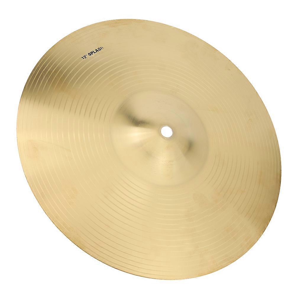 IRIN 12in Durable Brass Cymbal Musical Instrument Accessory for Drum Set