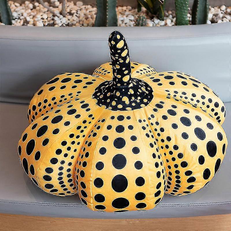 Wave Point צעצוע דלעת Yayoi Kusama אותו דלעת לזרוק כרית ליל כל הקדושים בובת תפאורה לתינוקות ילדים צעצועים ספה ביתית כרית עיצוב