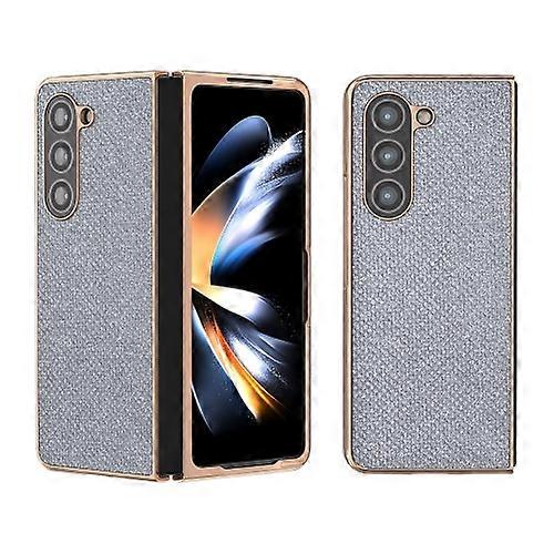 For Samsung Galaxy Z Fold5 Nano Plating Diamond Texture Mobile Phone Case