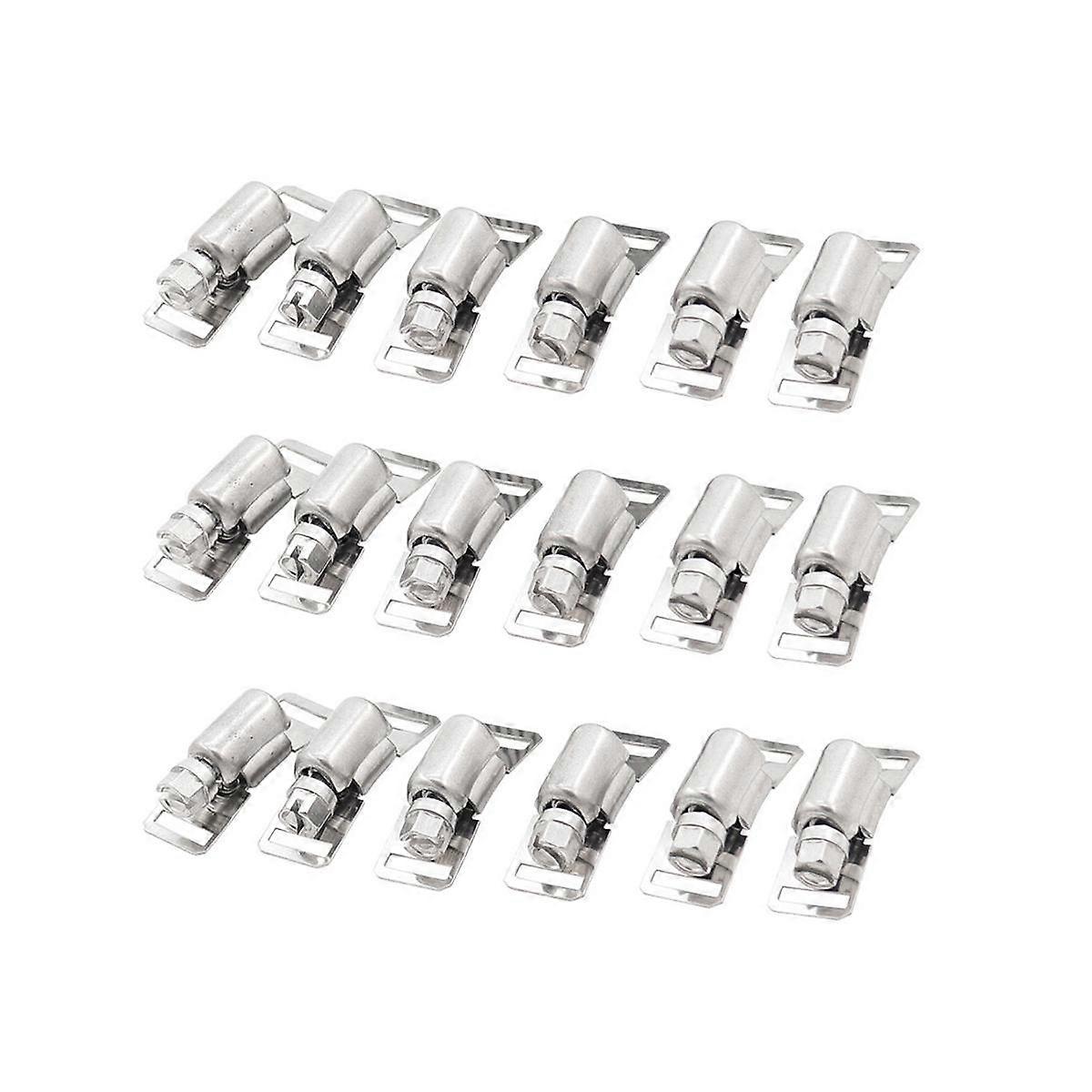 Reuse Hose Fasteners Stainless Steel Worm Clamp Fasteners 304 Head Buckle for Adjustable Pipe Hose