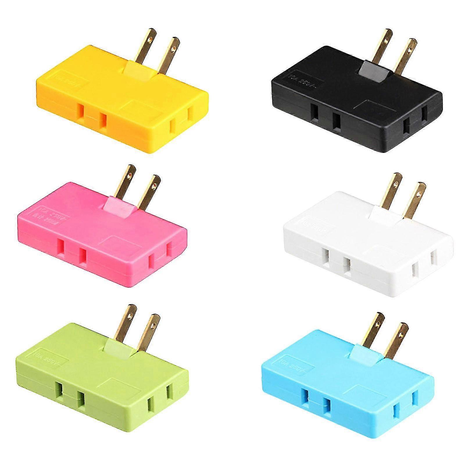 Multi-head Plug Converter Split Type Converter 3 In 1 Rotatable Socket Converter