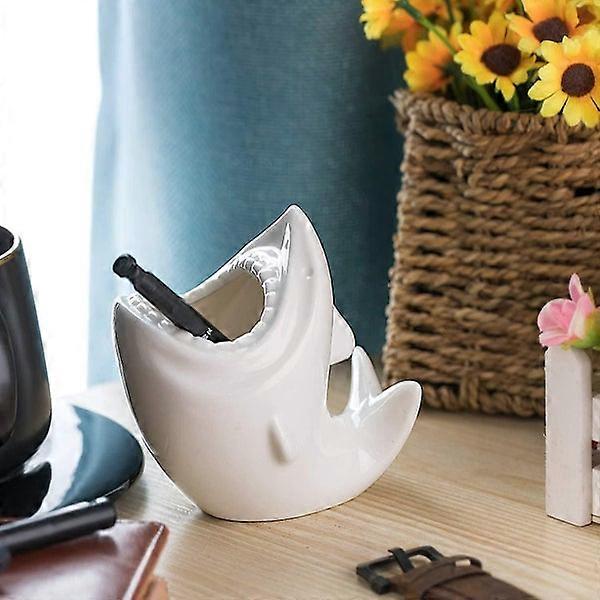 Shark-Shaped Pen Holder & Succulent Planter Set