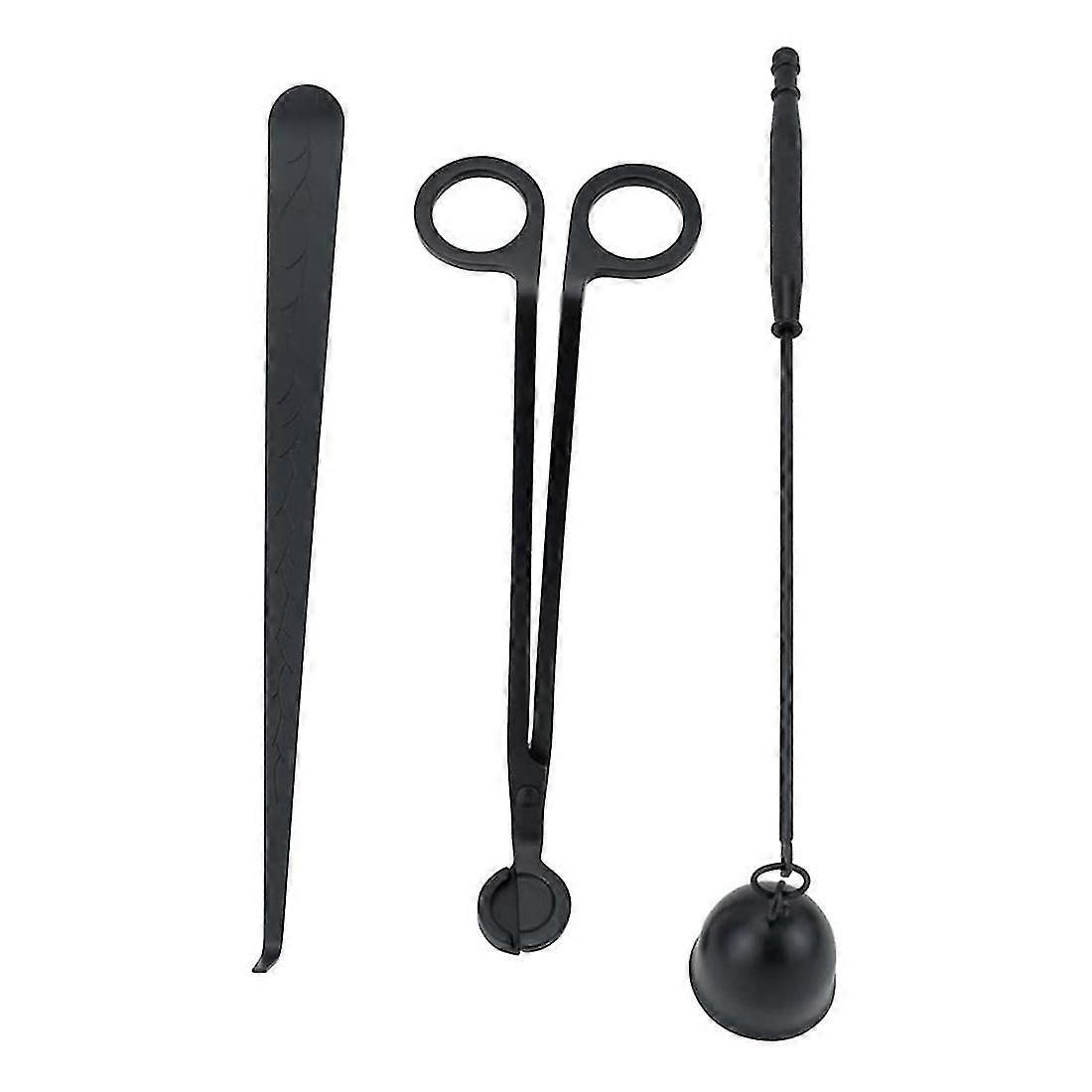 3 In 1 Candle Accessory Set, Candle Gift Set With Candle Snuffer, Candle Cutter Wick Trimmers For R