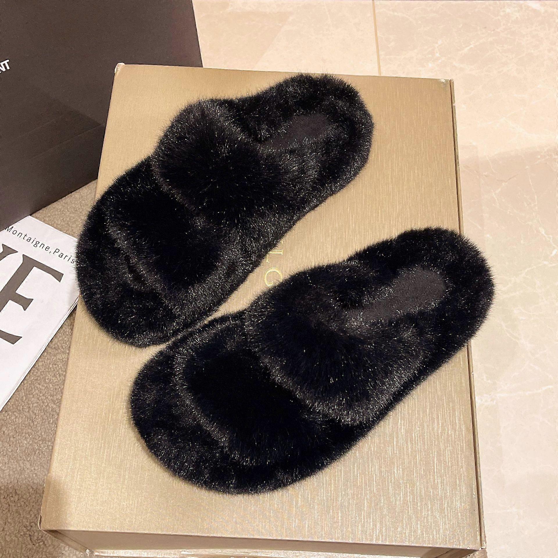 Women's Fluff Slide Slipper