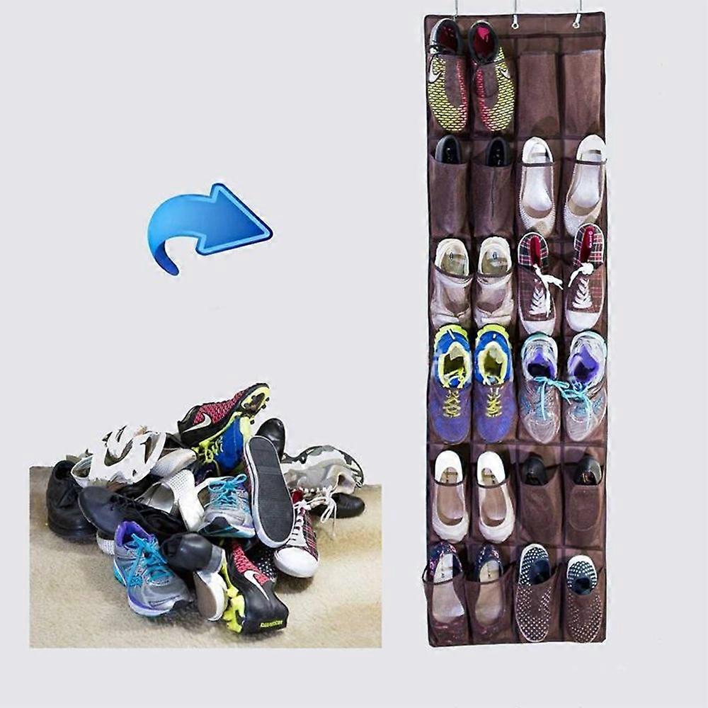 Over The Door Hanging Shoe Organizer  Mesh