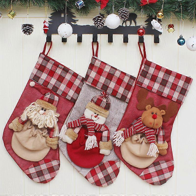3pcs New Christmas stocking  Tree