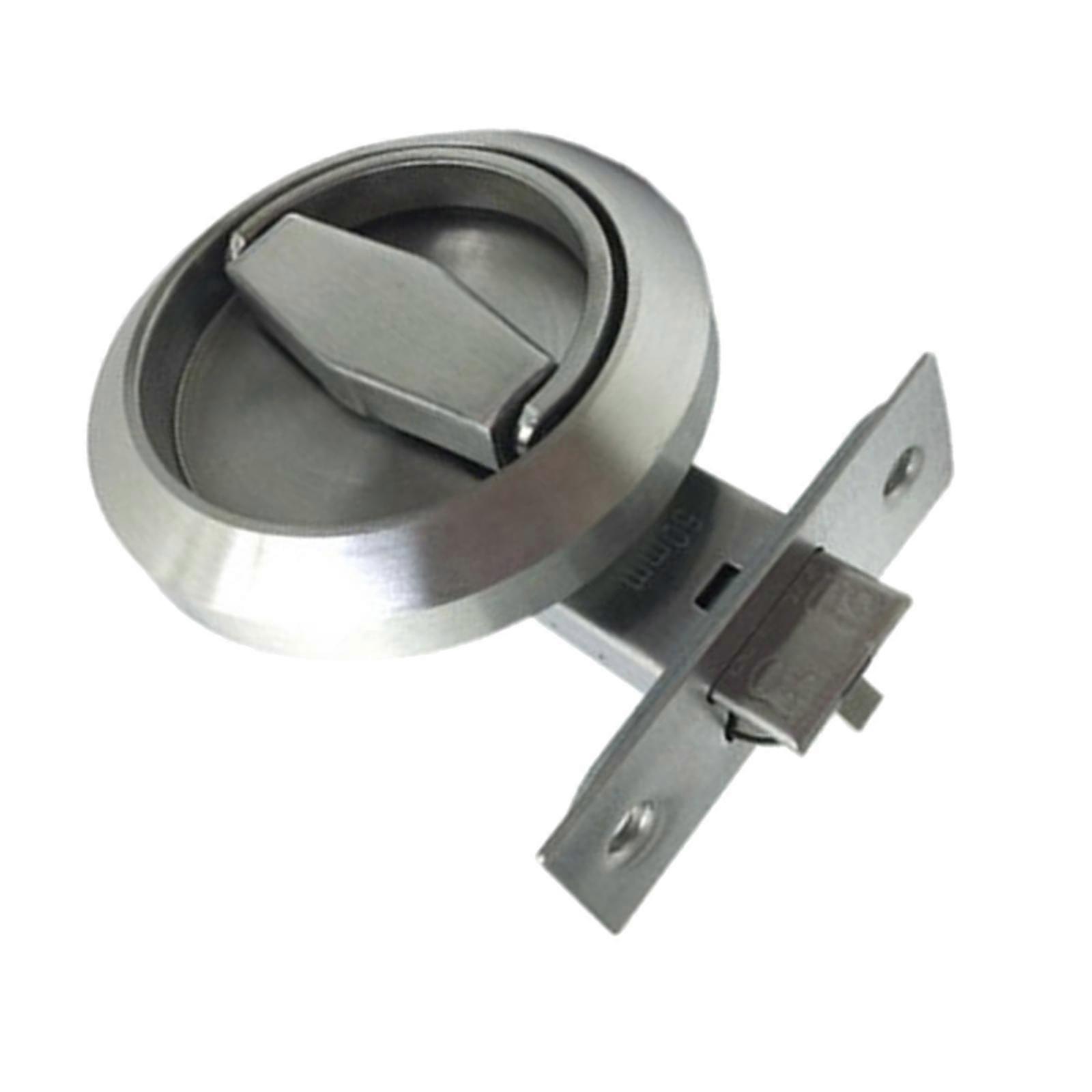 Round Knobs Rings Pulls Lock Practical Parts Outdoor Lock for Corridor Closet Single Lock