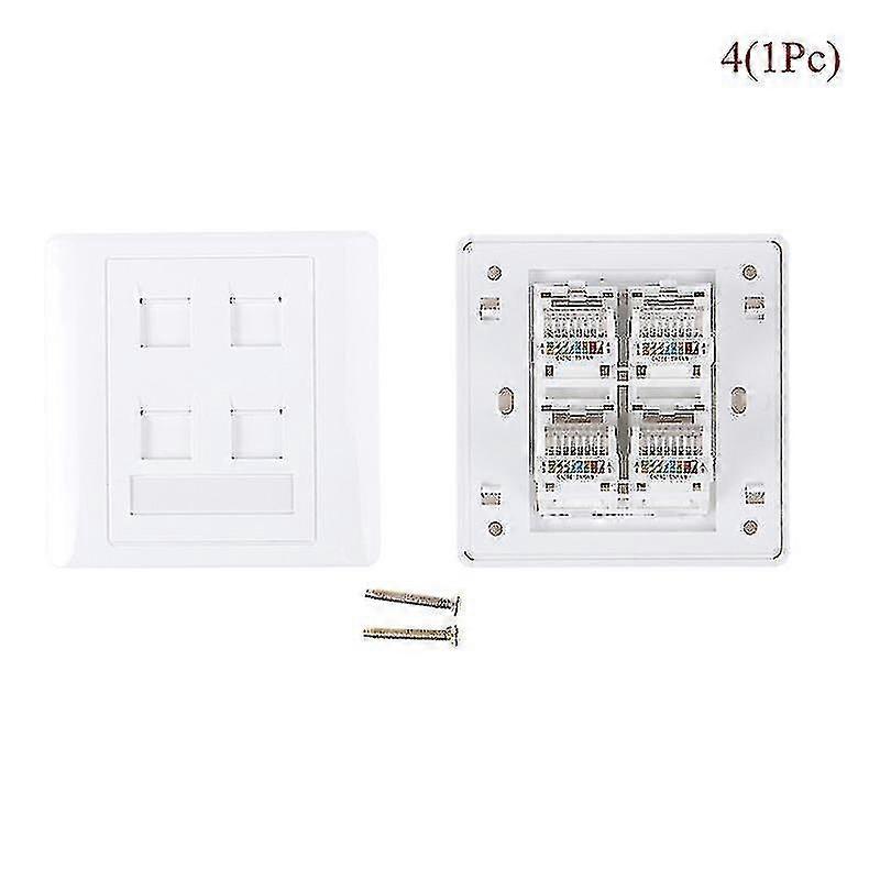86 Type Computer Socket Panel Cat5e Network Module Rj45 Interface Outlet