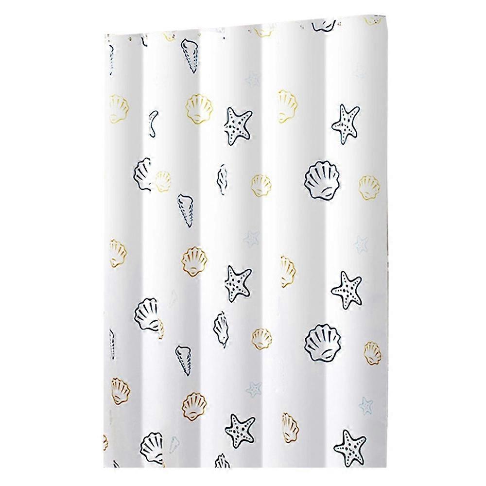 Ocean element shower curtain for multiple locations