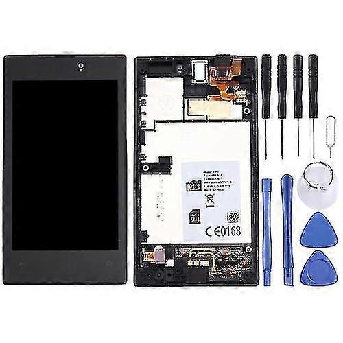 Lcd Display + Touch Panel With Frame Compatible with Nokia Lumia 520